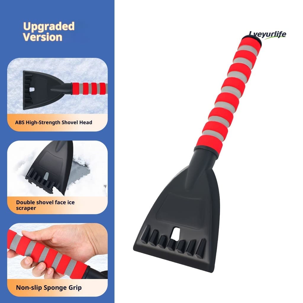 Lveyurlife Pá De Neve Extensível Para Carro Com Raspador De Gelo Removível Ferramenta Eficiente De Limpeza Kit De Emergê