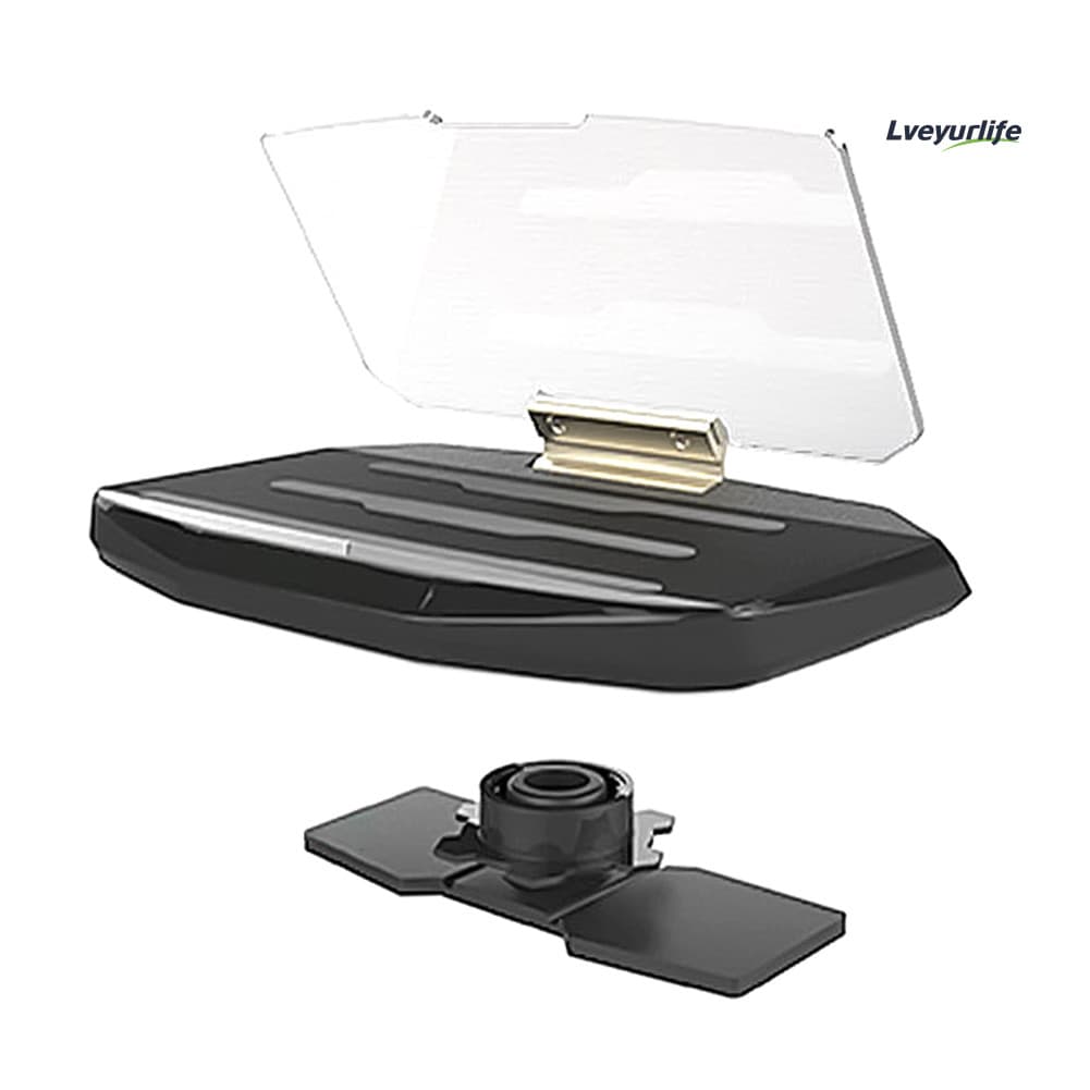 Lveyurlife 6.5 Polegadas Carro Auto Head Up Display Suporte De Telefone HUD Projeção De Navegação GPS