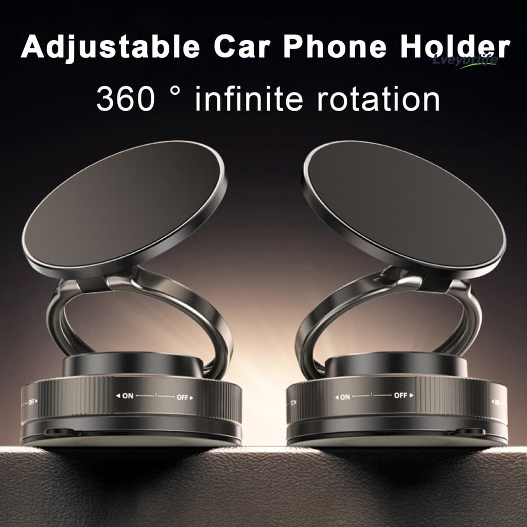 Lveyurlife Suporte Para Telefone Carro Celular Com Rotação De 360 Graus Ventosa A Vácuo Mãos-Livres Pára-Brisa De Mais