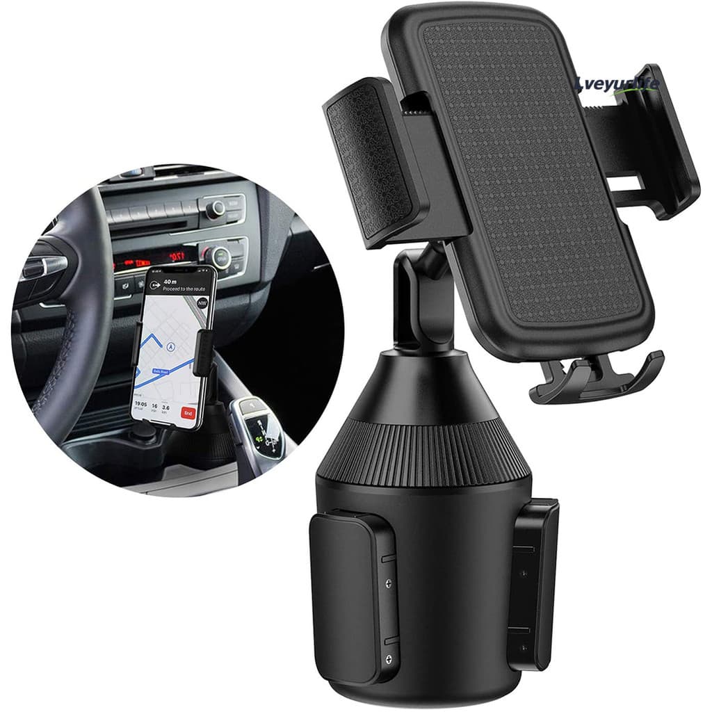 Lveyurlife Suporte De Copo Universal Para Carro Com Rotação De 360 Graus GPS Celular