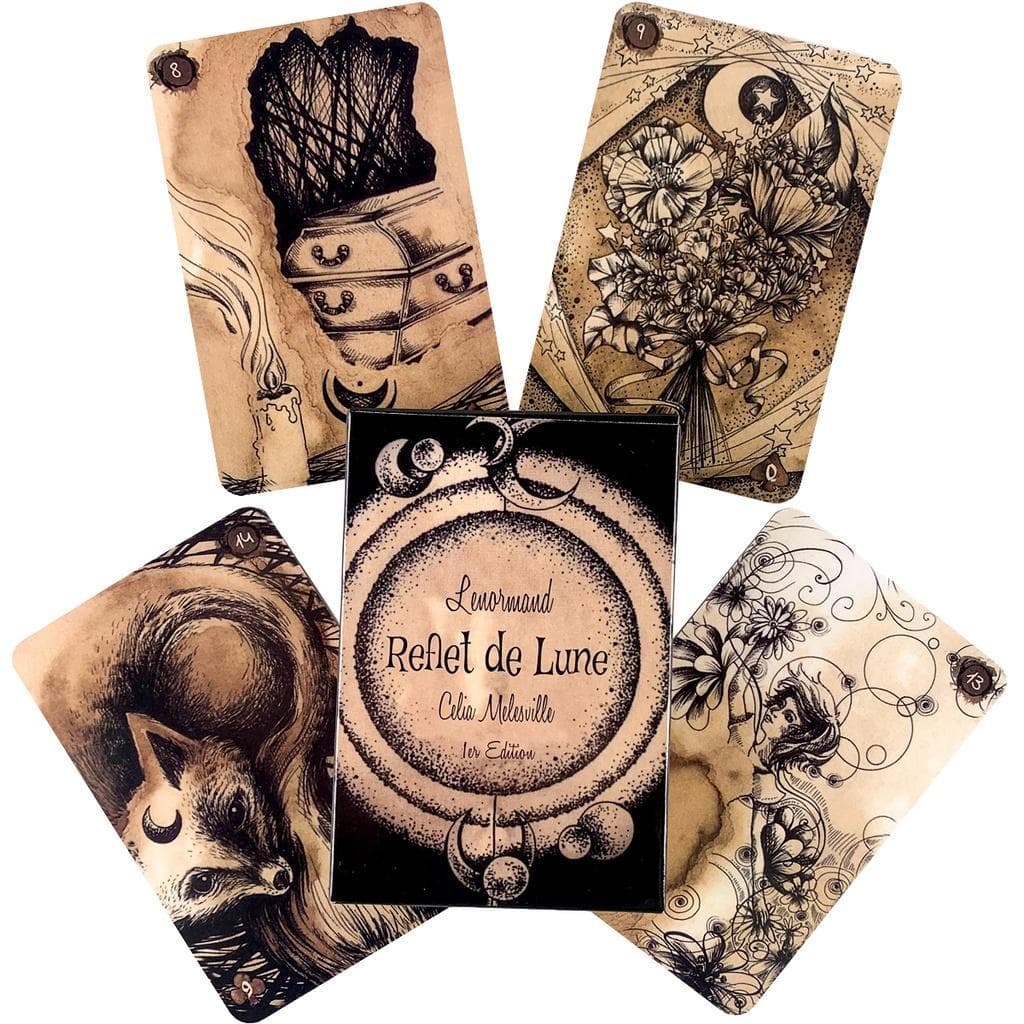Reflet De Lune Lenormand Tarot Oracle Cards Jogos Festa Em Família Jogo De Tabuleiro Adivinhação Cartas Do Destino