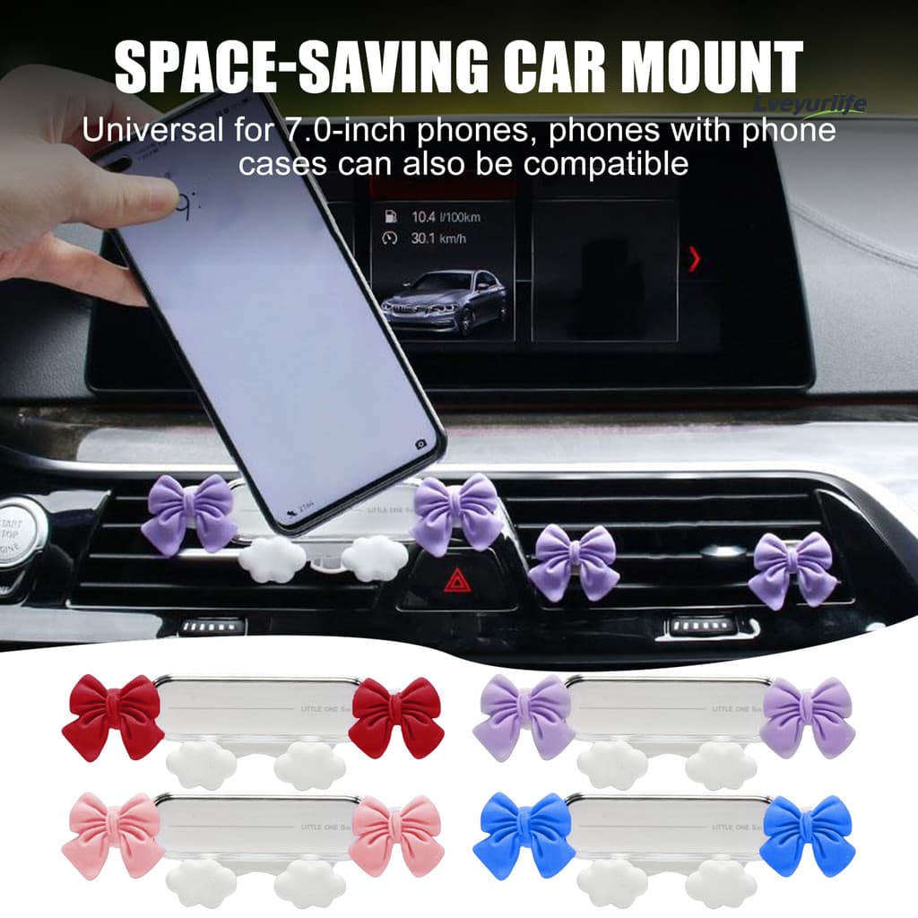 Lveyurlife Suporte Do Telefone Móvel Carro Alta Estabilidade Forma Dos Desenhos Animados Design Instalação Simples Ajust