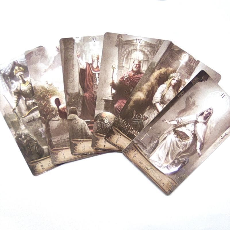 Céu E Terra Tarô Cartas Baralho Jogo De Tabuleiro Guia PDF Para Festa Família Crianças Jogando Jogos
