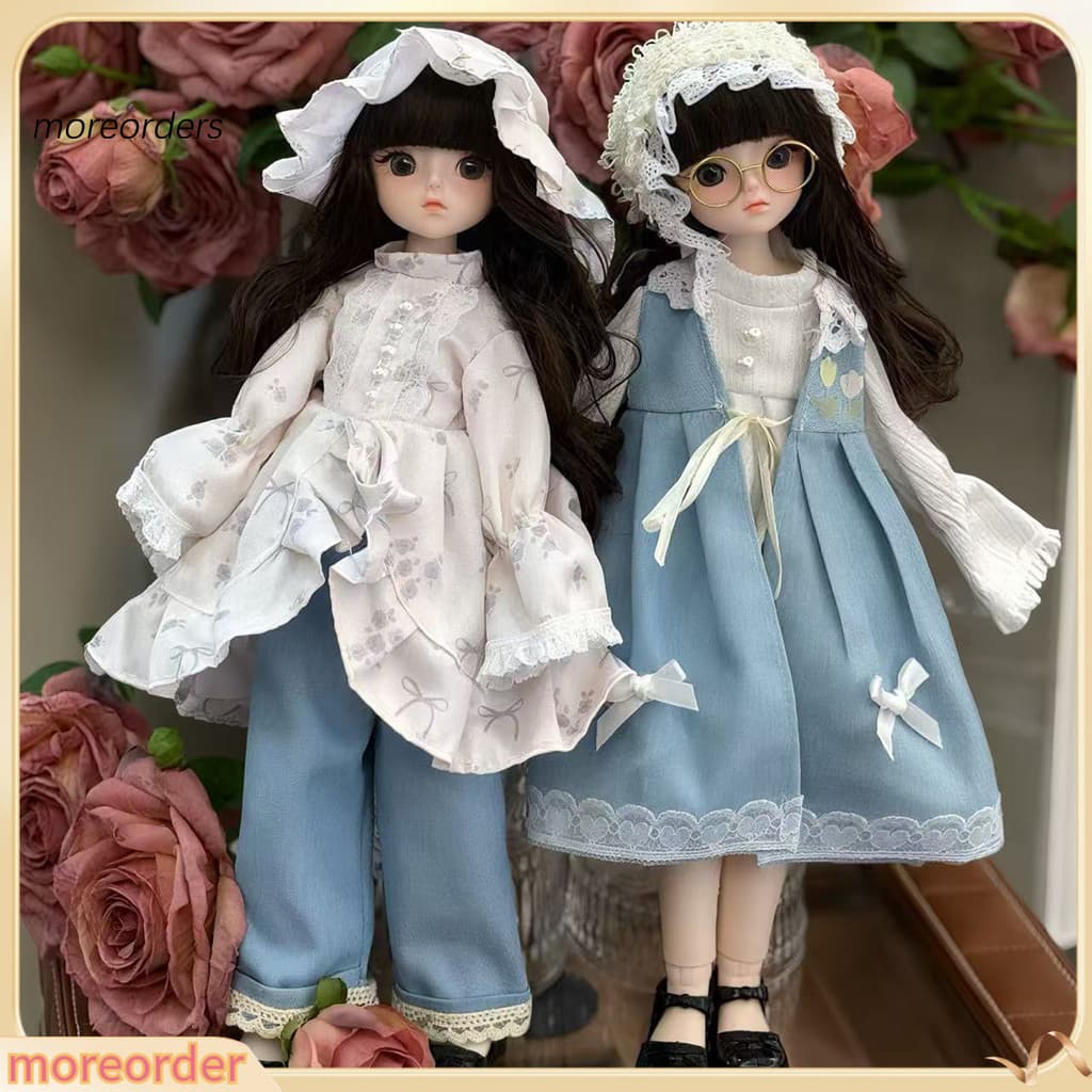 Alémorders Boneca Articulada De 30 Cm E Roupas Articulável Com Articulações Móveis De Pano Macio Figura Colecionável Par