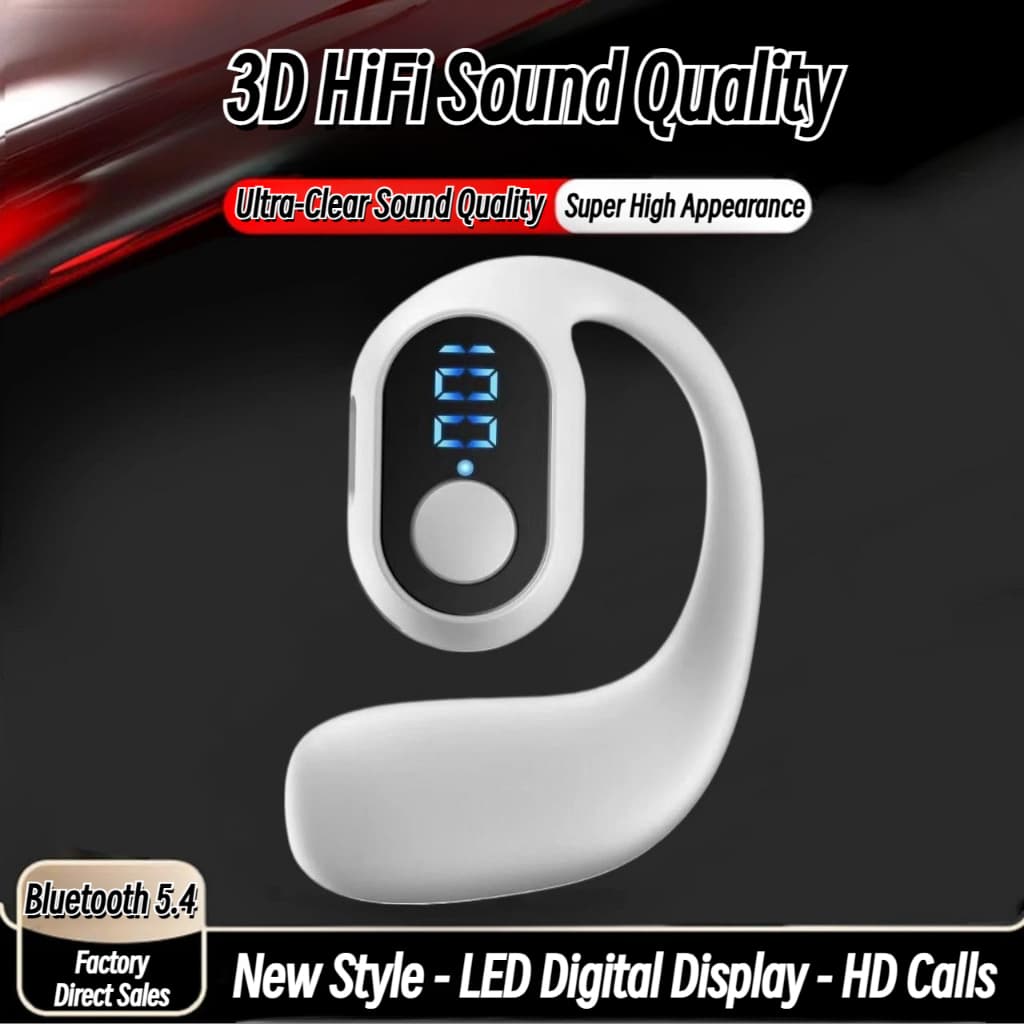 KY2 Fones De Ouvido De Orelha Única Bluetooth Sem Fio Touch-on-Ear Earbuds Business Sports Alta Qualidade Graves Profund