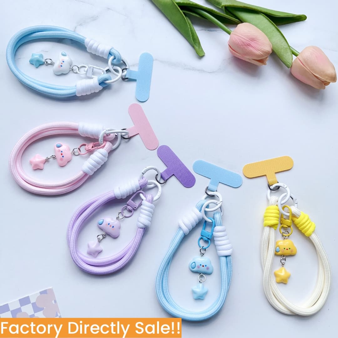 Cordão De Telefone De Frutas Fofas Para Meninas , Capa Universal , Clipe De Fixação , Corda Perdida