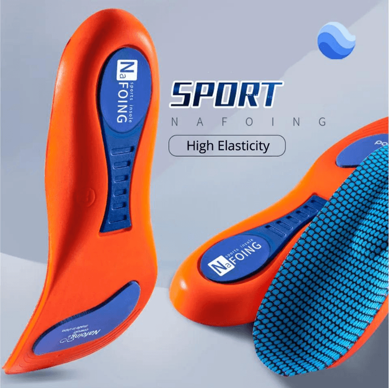 Palmilhas Esportivas Masculinas E Femininas Com Absorção De Choque Sola Totalmente Acolchoada Confortável