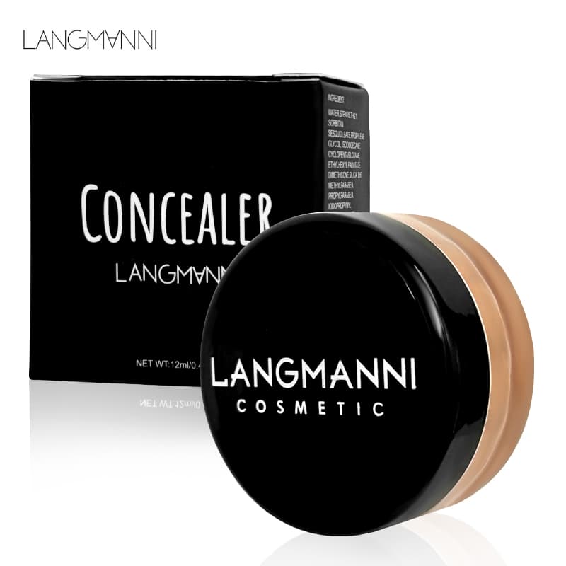 Base E Corretivo Líquido LANGMANNI 1PC-Cobertura Total , Fosca , À Prova D'água ; Hidratante , Iluminador , Ideal Para M