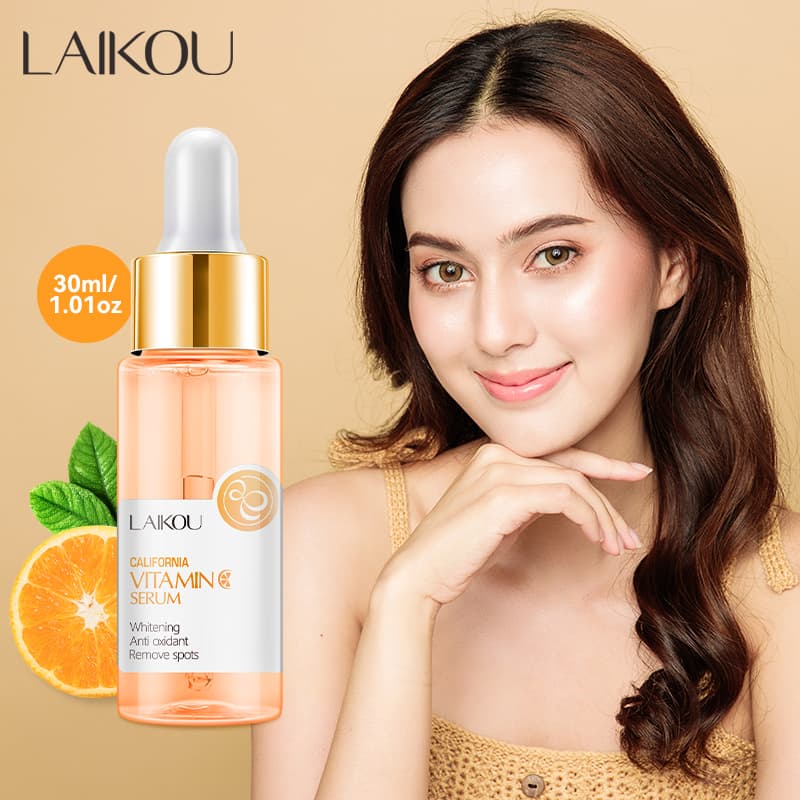 Sérum De Vitamina C Laikou 30ml Ilumina A Pele, Reduz Manchas E Uniformiza O tom