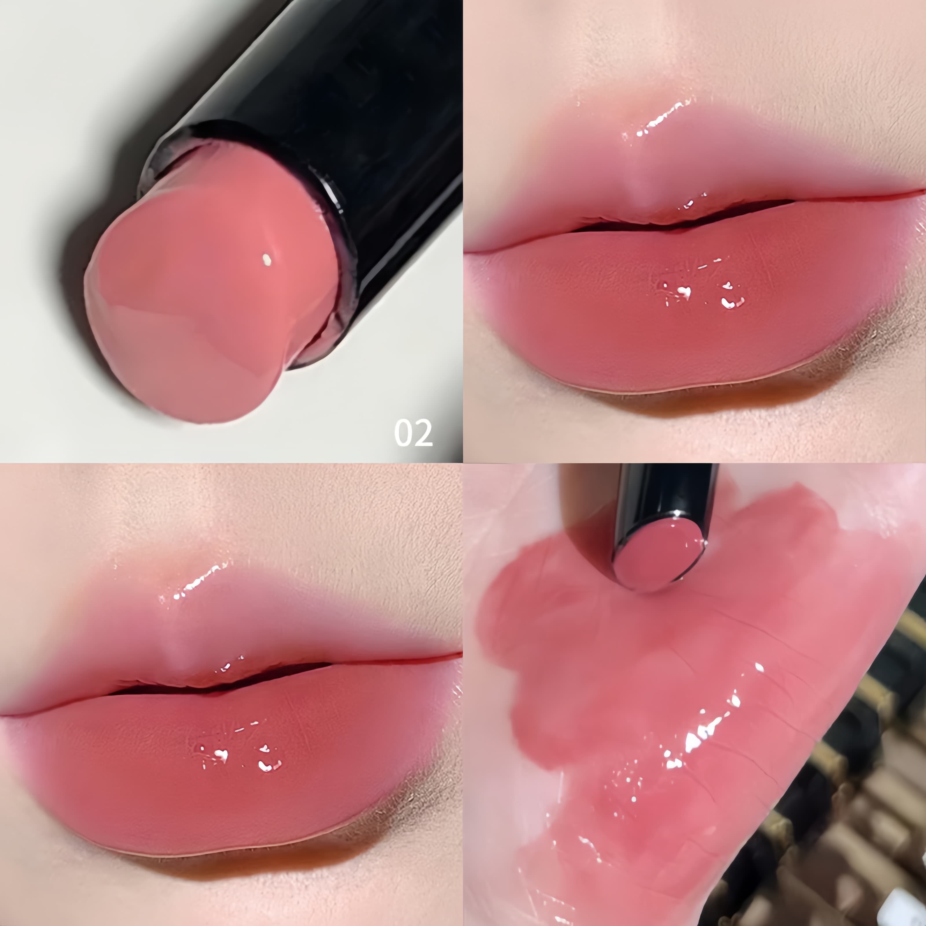 Novo batom espelho coreano, hidratante e não desbotável, não gruda no copo, gloss labial acessível.