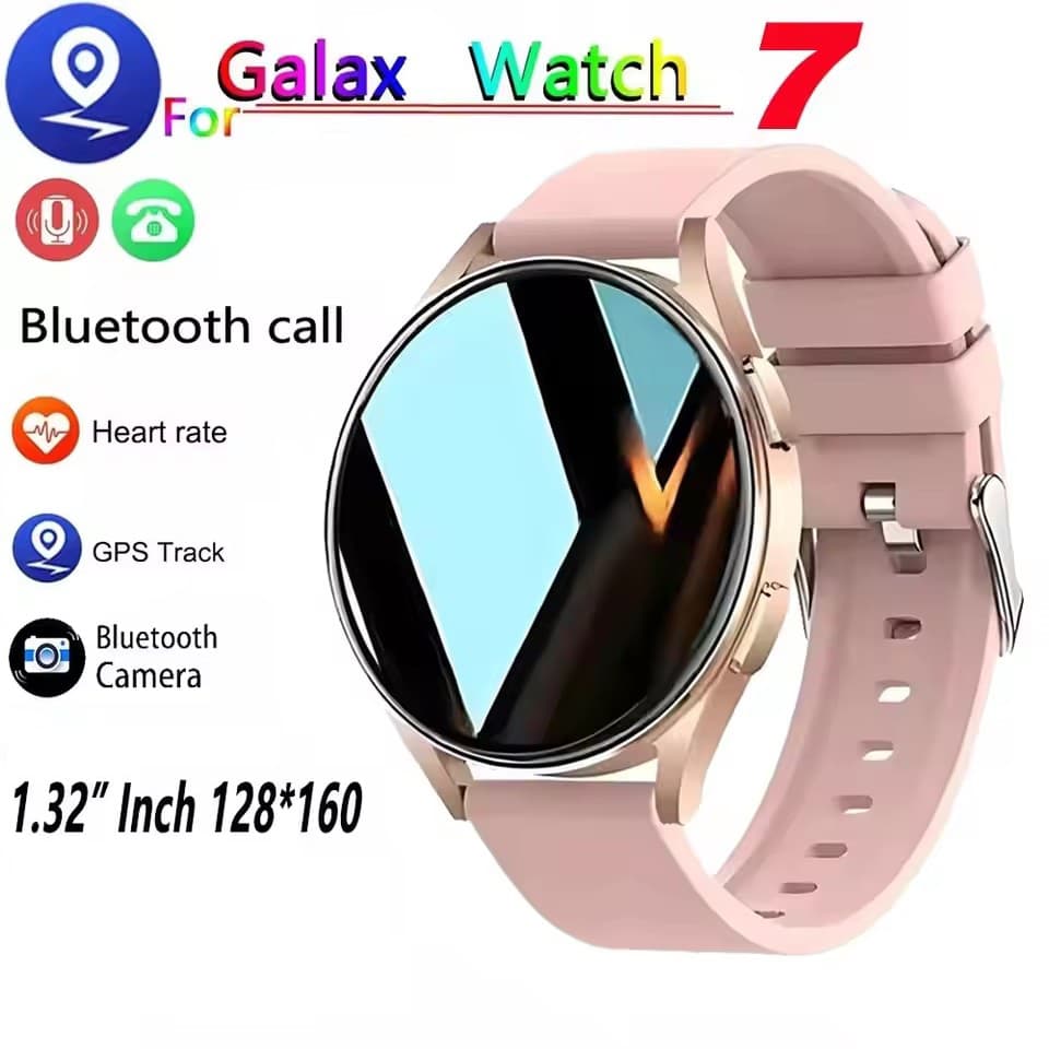 Novas Mulheres Smartwatch Relógio Inteligente 7 Homem Tela Oled Bluetooth Chamadas Monitor De Saúde Freqüência Cardíaca
