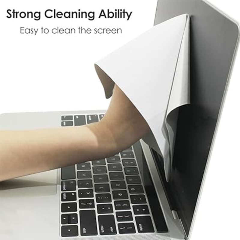Pano De Limpeza À Prova De Poeira De Microfibra Capa Para Teclado De Notebook Kit De Tela De Laptop MacBook