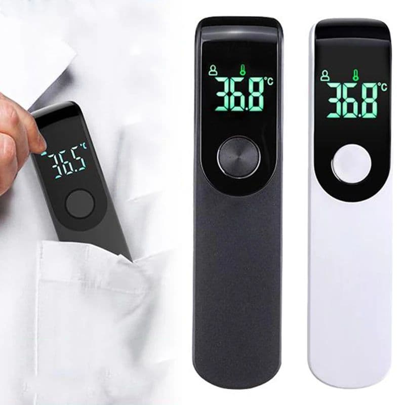 Termômetro de febre infravermelho conveniente, médico, para uso doméstico, digital, com LCD, para crianças e adultos, a