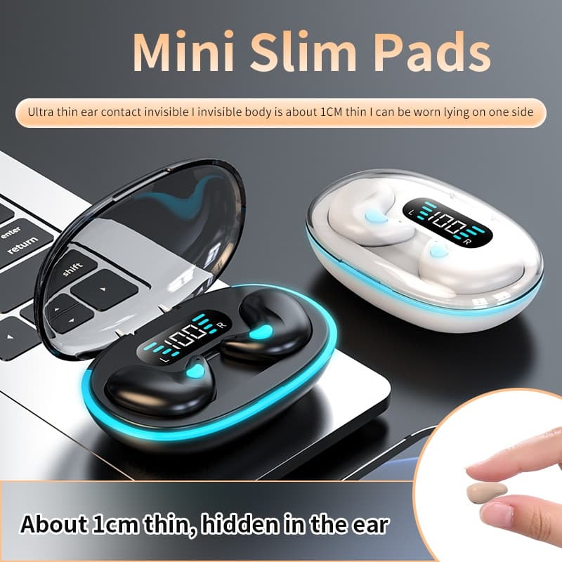 TWS X55 Fones De Ouvido Sono Sem Fio Redução Ruído Alta Fidelidade Microfone Estéreo À Prova Dwaterproof Água Longo Play