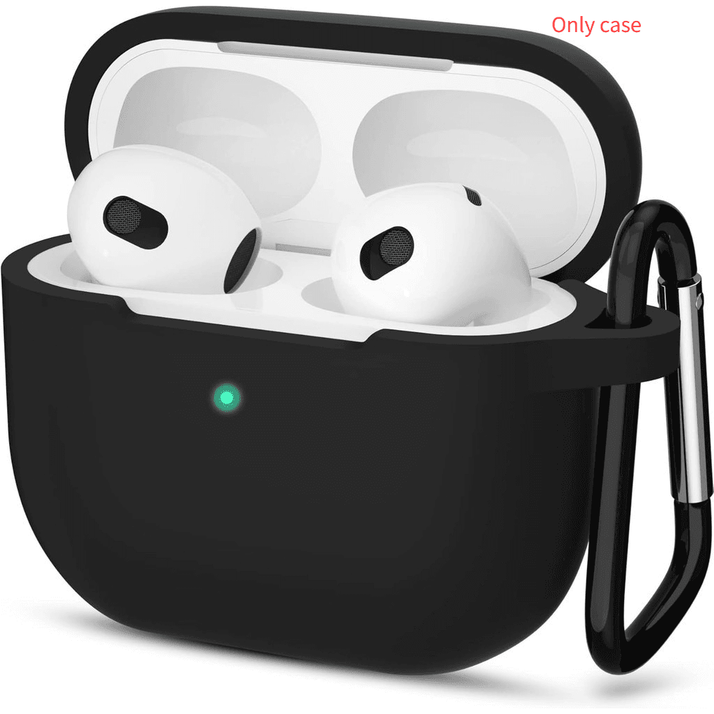 Capa SPRISE AirPods 3 , Protetora De Silicone Macio Para 3a Geração 2021 , Compatível Com Carregamento Sem Fio