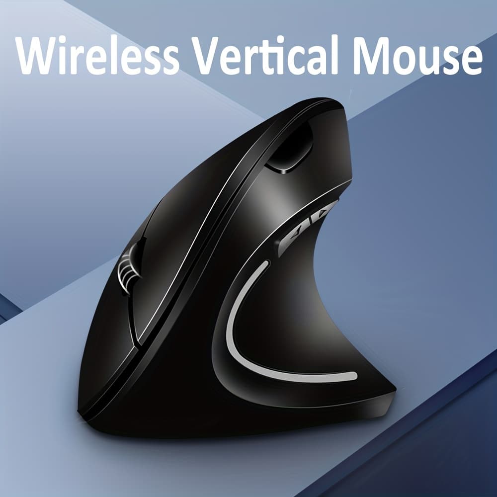  Mouse sem fio vertical USB para PC Laptop Escritório em Casa Mouse ergonômico para Mesa de Computador