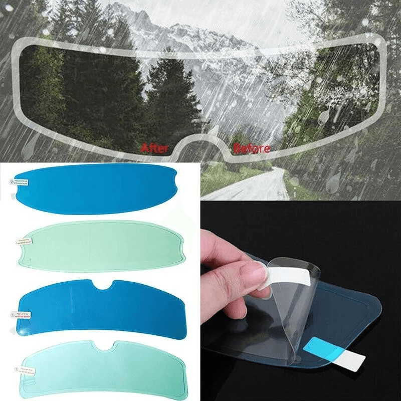 Filme De Capacete Antiembaçante À Prova De Chuva Para Viseiras De Motocicleta-Proteção Universal De Lente De Alta Defini