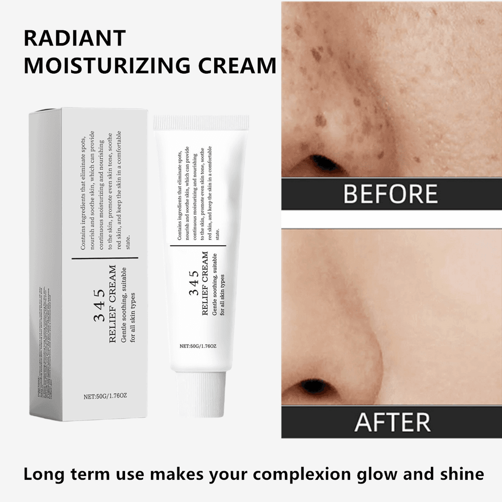 345 Creme De Alívio Hidratante Para Rosto Facial Suave Cuidados Faciais Anti-Amarelecimento Camafeu