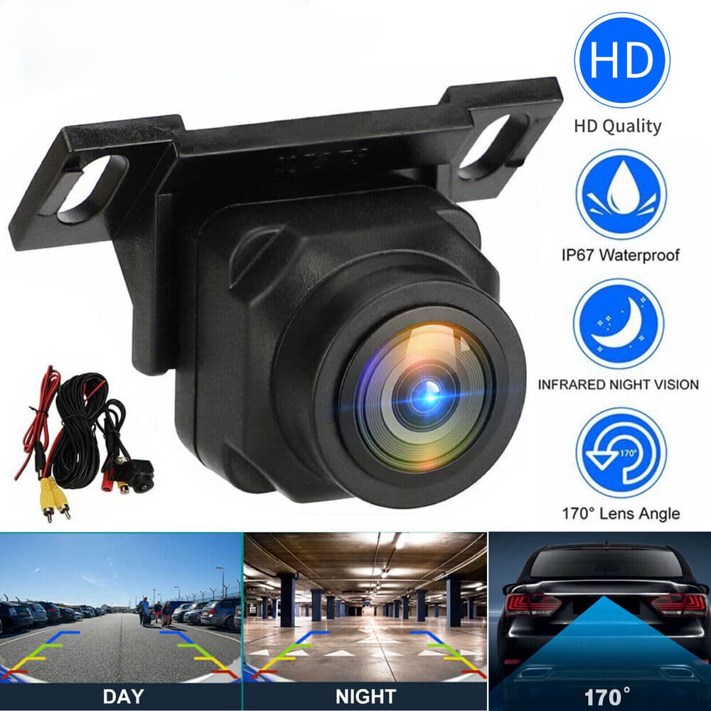 Câmera De Backup Do Carro Vista Traseira Reversa Universal Para Caminhonete SUV Visão Noturna À Prova Dwaterproof Água Â