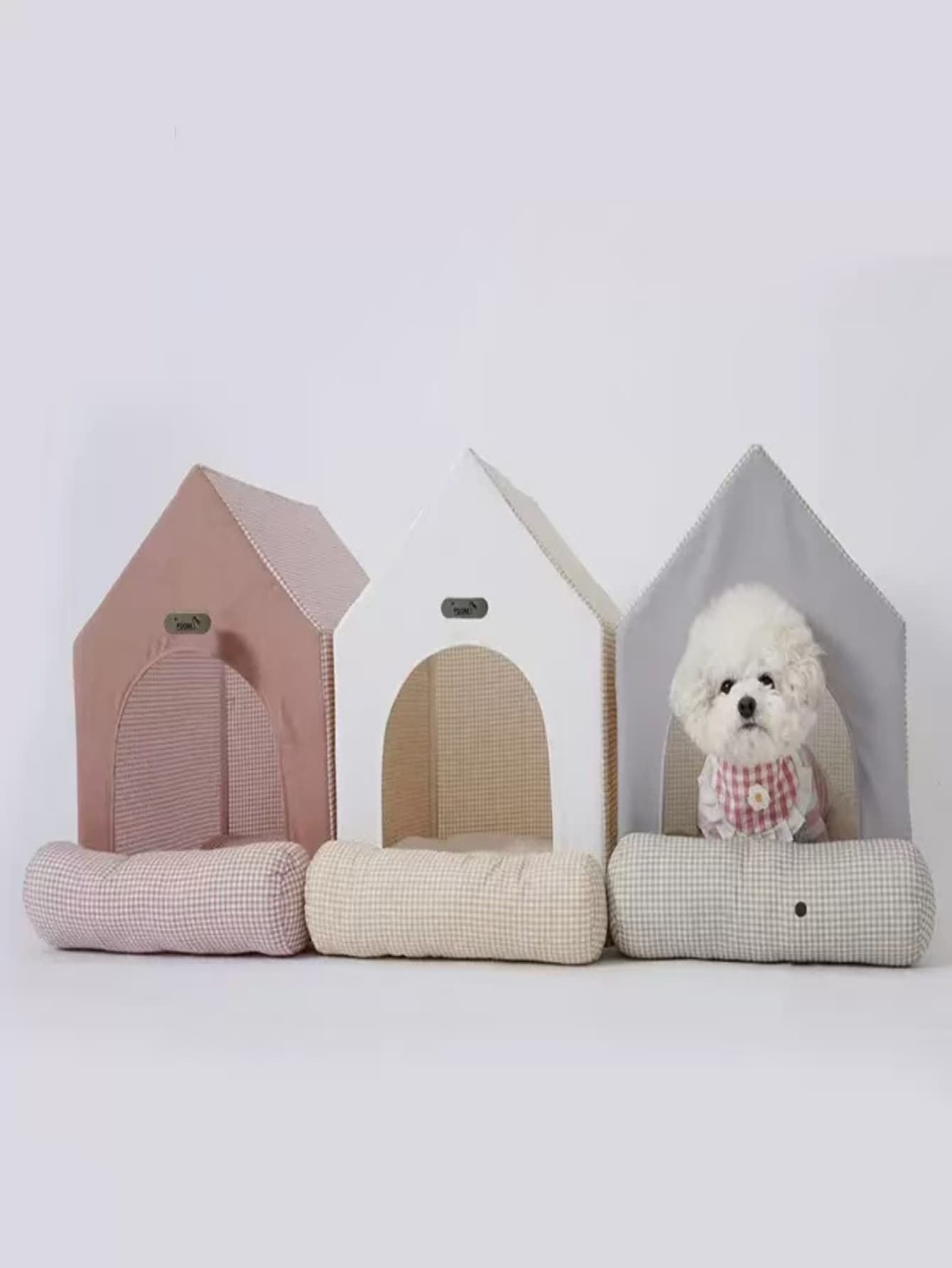 Nova cama para gatos e cães pequenos, casinha dois em um, cama pet lavável para todas as estações