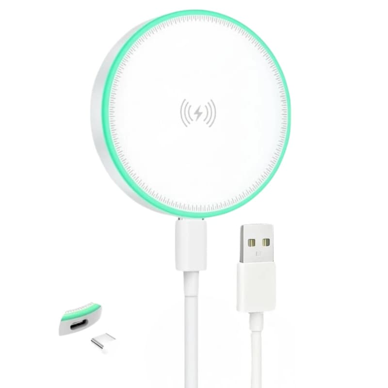  Carregador Magnético 15W Rápido - Carregador Sem Fio Magnético Compatível com iPhone 17/16/15/14/13/12 Série & AirPods