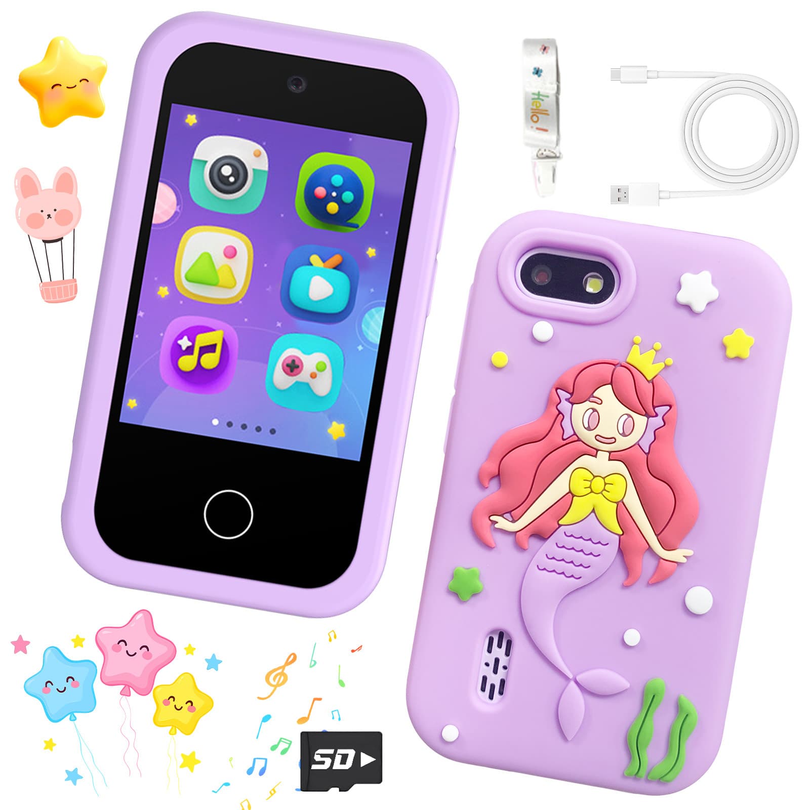 Brinquedo de celular inteligente infantil: brinquedo educativo completo com mais de 30 funções práticas, 20 jogos de