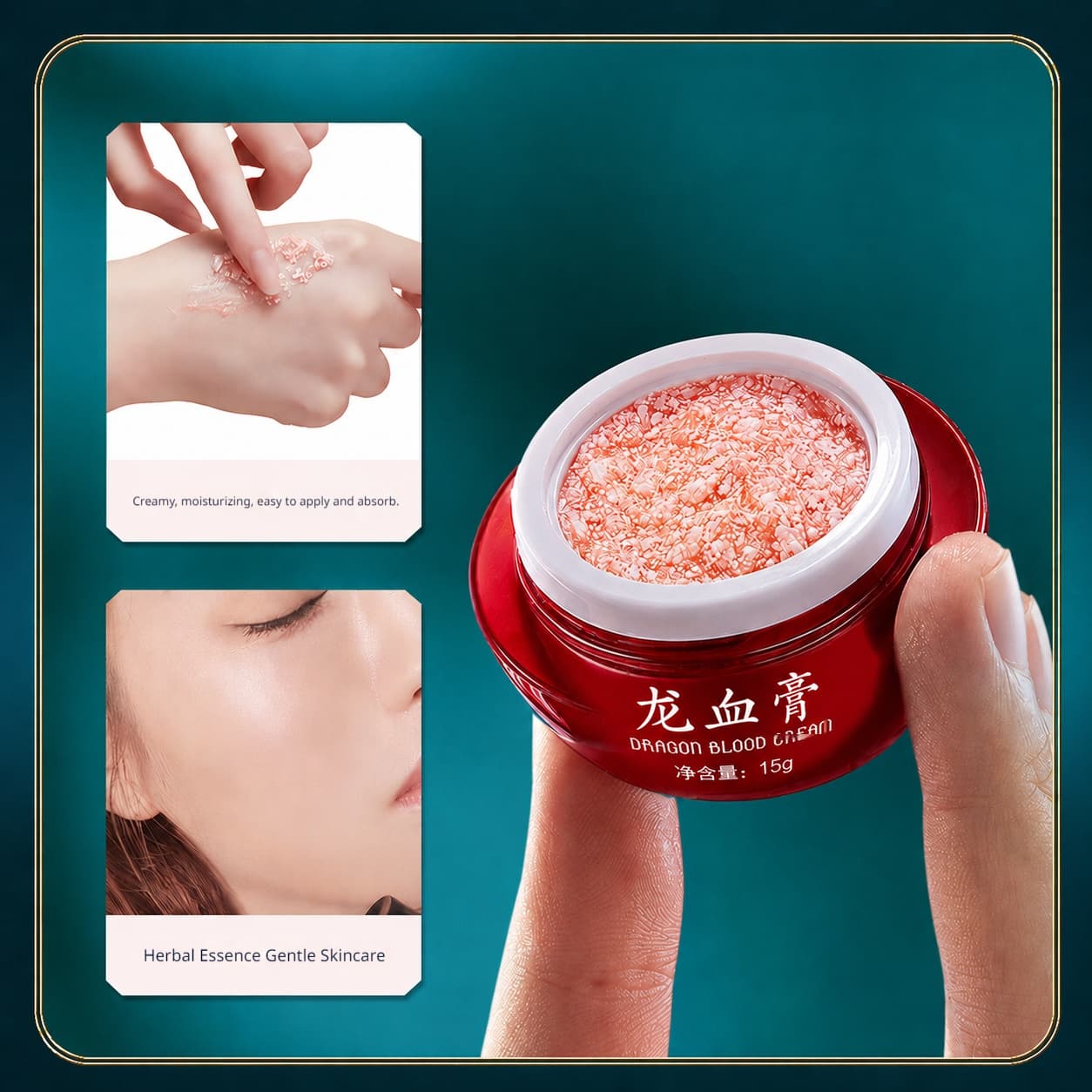 Anti-Rugas, Clareador & Hidratante 15g Creme Anti-Idade Sangue de Dragão