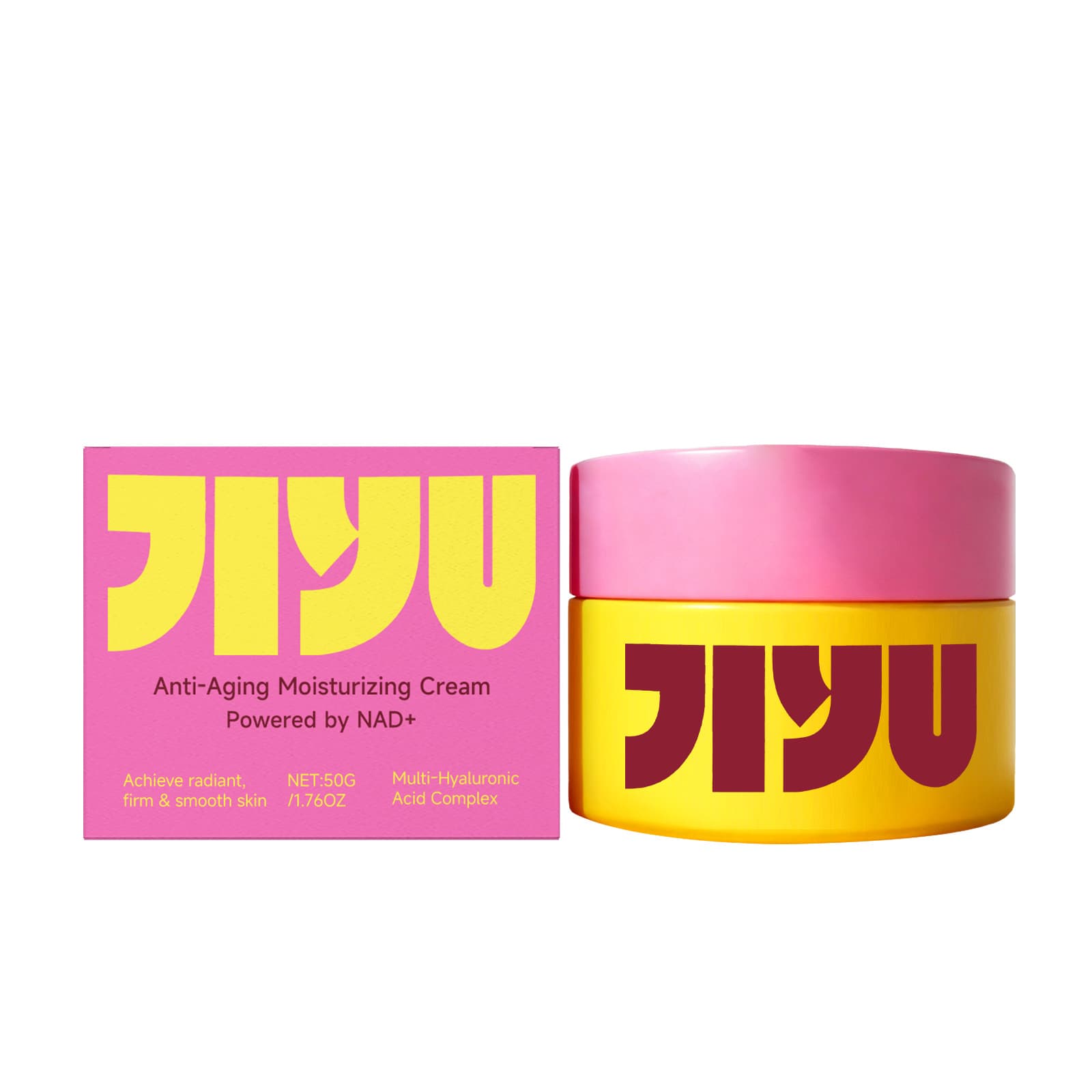 Creme Hidratante 50g, Anti-Idade para Pele Radiante, Firme e Lisa, Creme Hidratante e Clareador Diário para Rosto e