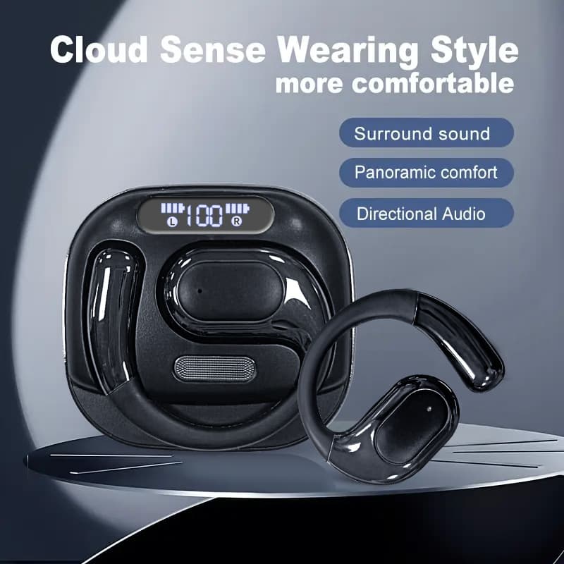 Bnixry K02 Fones de ouvido sem fio, Fones de ouvido para escritório de estudantes, Fones de ouvido Bluetooth 5.3,