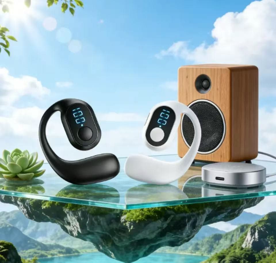 Fone de Ouvido KY2 Pro [Compre 1 Leve 1] Fone Bluetooth Sem Fio de Uma Orelha, Bateria de Longa Duração, Fone de