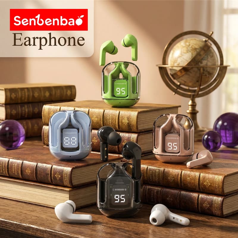 Air31 Fones De Ouvido Bluetooth 9D Som À Prova Dwaterproof Água Display Digital Confortável TWS Compatível Com Vários Di