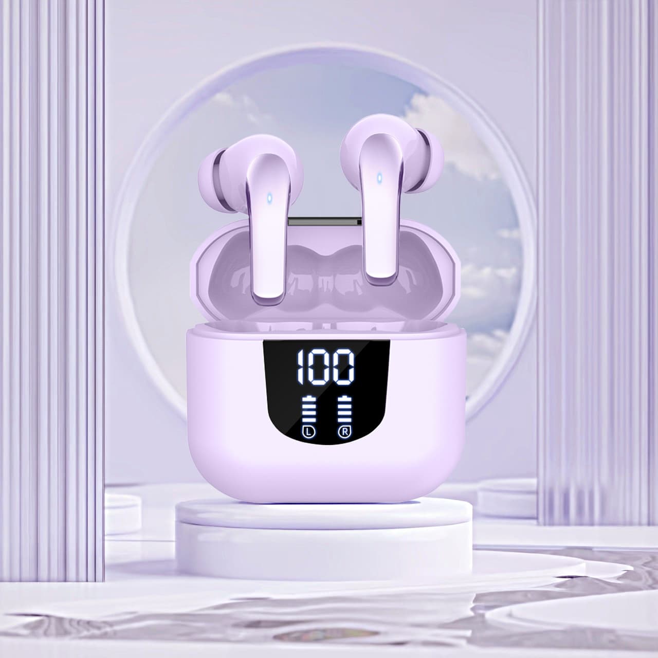 Fones de ouvido K06 em ouvido, fones de ouvido Bluetooth, alta fidelidade, timbre que restaura uma bela melodia, fones
