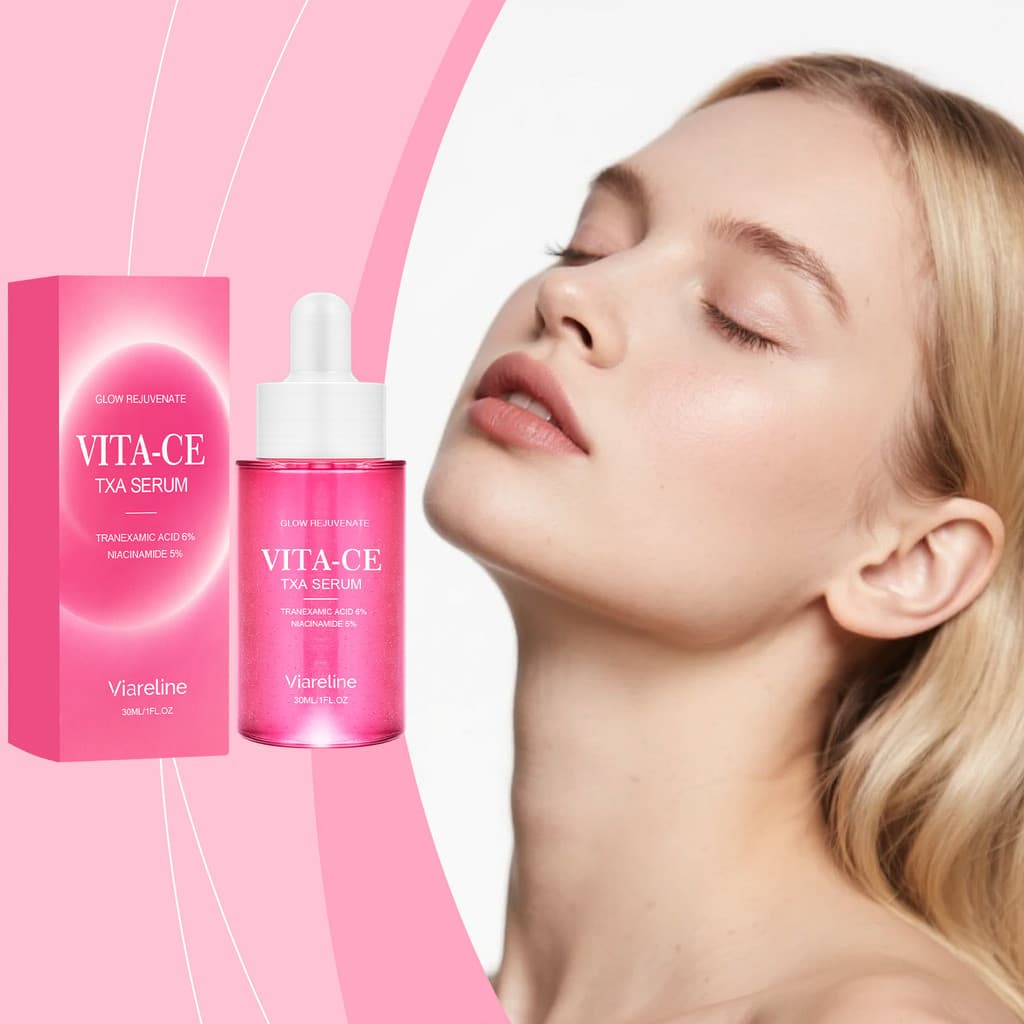 Soro Facial Vitamina C & E 30ml Profissional – Hidratante, Nutritivo, Hidratação Diária para Pele Macia e Radiante