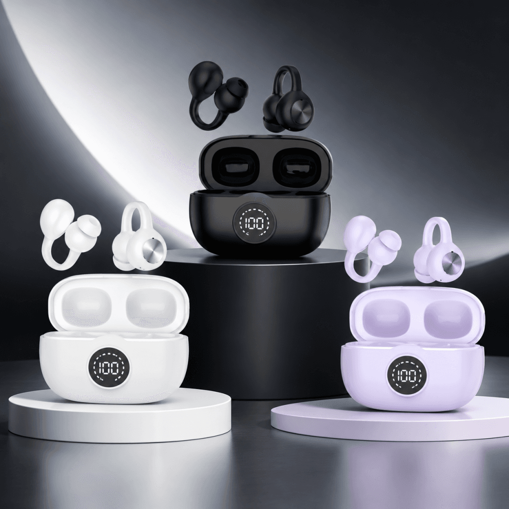 Fones de Ouvido K70, Fones Bluetooth de Orelha Aberta, Estrutura Oca, Fones de Ouvido Transpiráveis, Fones de Ouvido