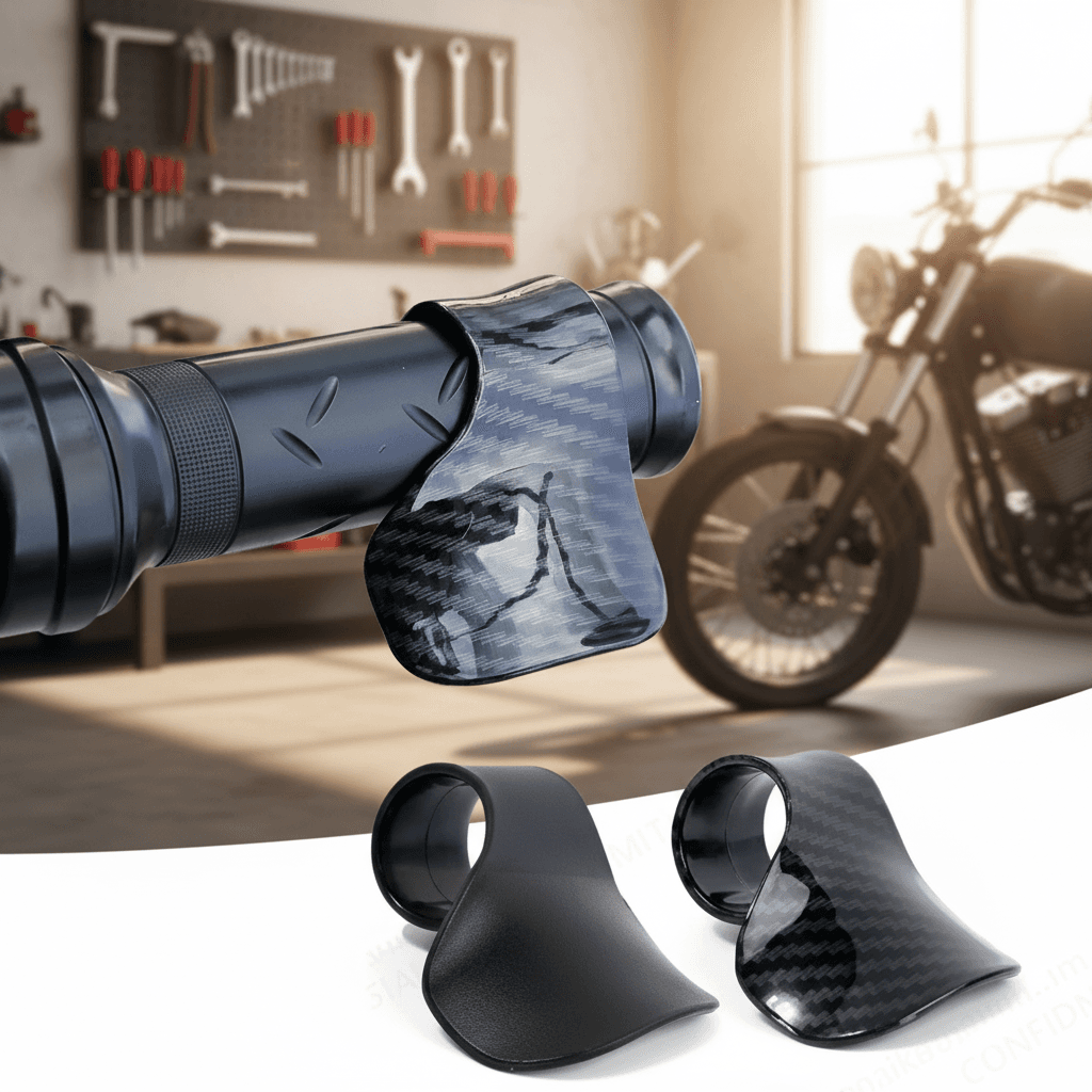  Aperto Auxiliar para Acelerador de Moto com Presilha de Polegar Controle de Aceleração Economia de Esforço Acessório