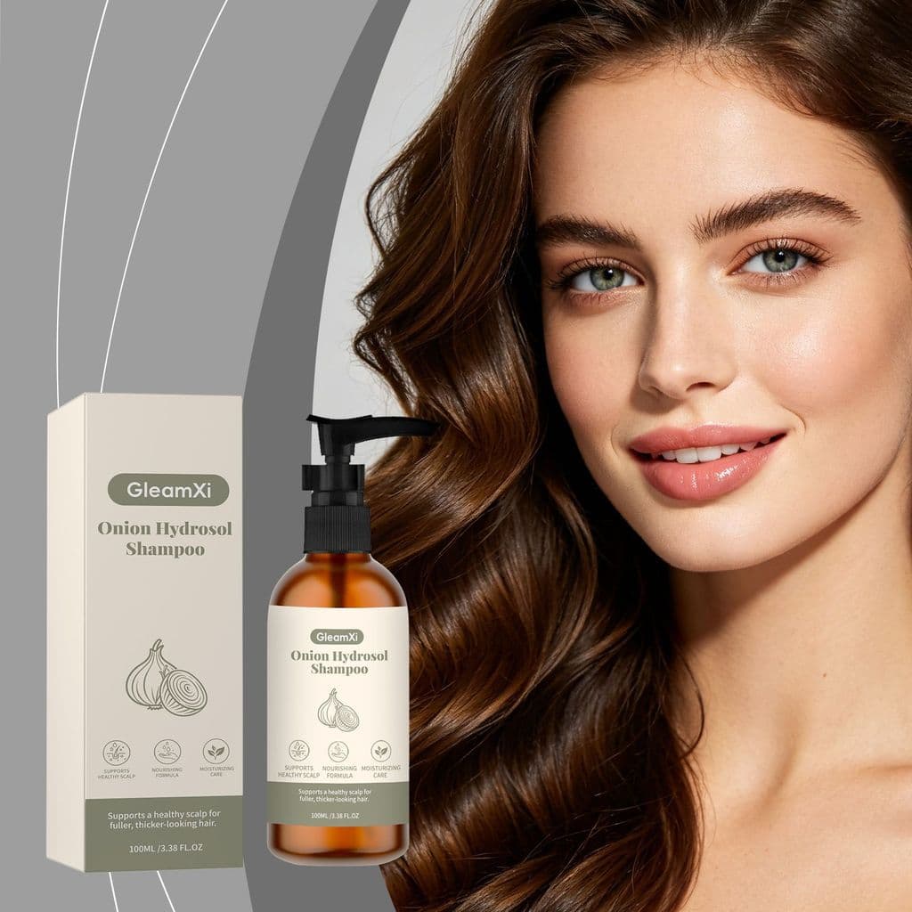 Shampoo Hidratante de Cebola Premium Avançado 100ml - Limpeza Suave com Aloe Vera, Óleo de Alecrim, Biotina e Menta -
