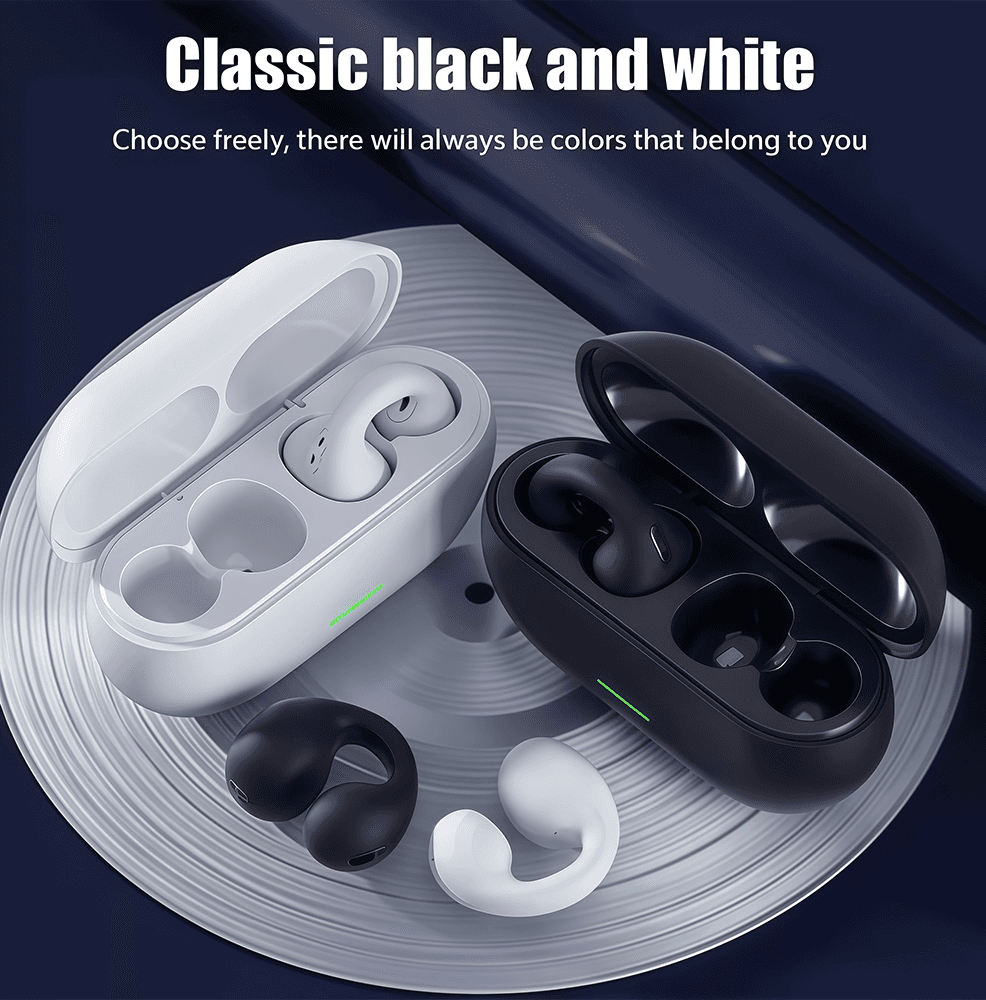 Fones de ouvido T75 Ear-Clip Fones de ouvido Bluetooth Fones de ouvido sem fio resistentes à água graves estéreo
