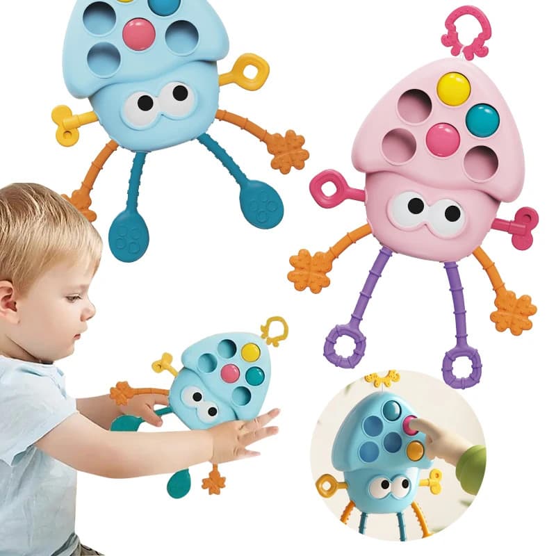 Polvo de brinquedo para bebê, brinquedos sensoriais para crianças pequenas, brinquedos educativos de viagem, habilidades