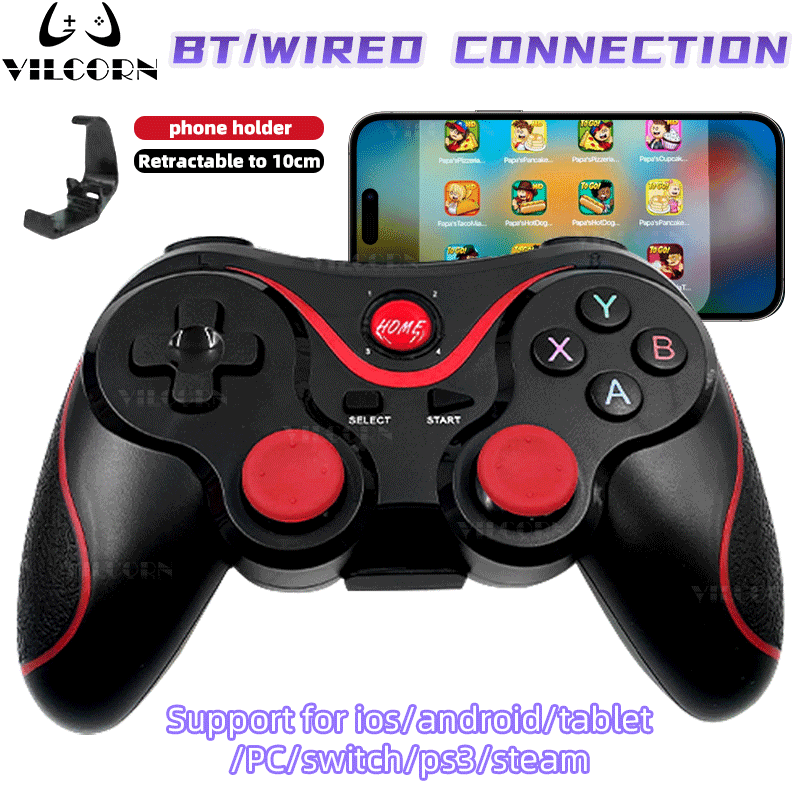 X3 Controlador de jogos móvel para Xiaomi/Samsung/iOS, Joystick para celular, para Android/Smartphone/PC/TV Gaming