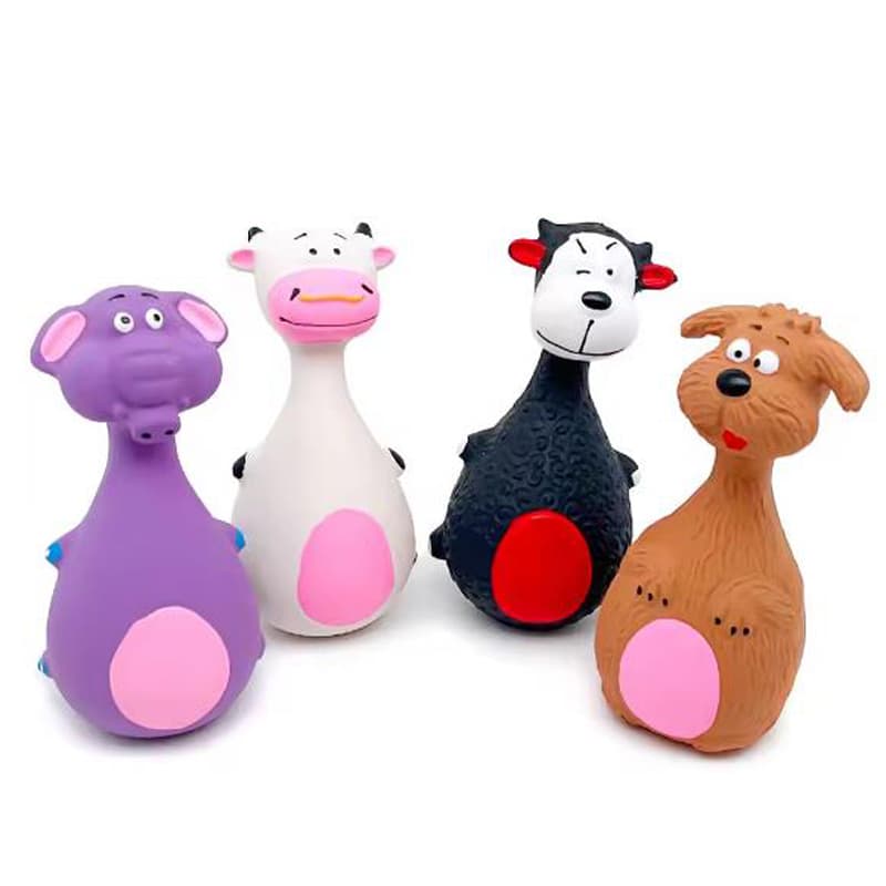 Brinquedo de Voz para Cachorro - Pelúcia de Desenho Animado, Mordedor para Limpeza e Moagem dos Dentes, Brinquedo de