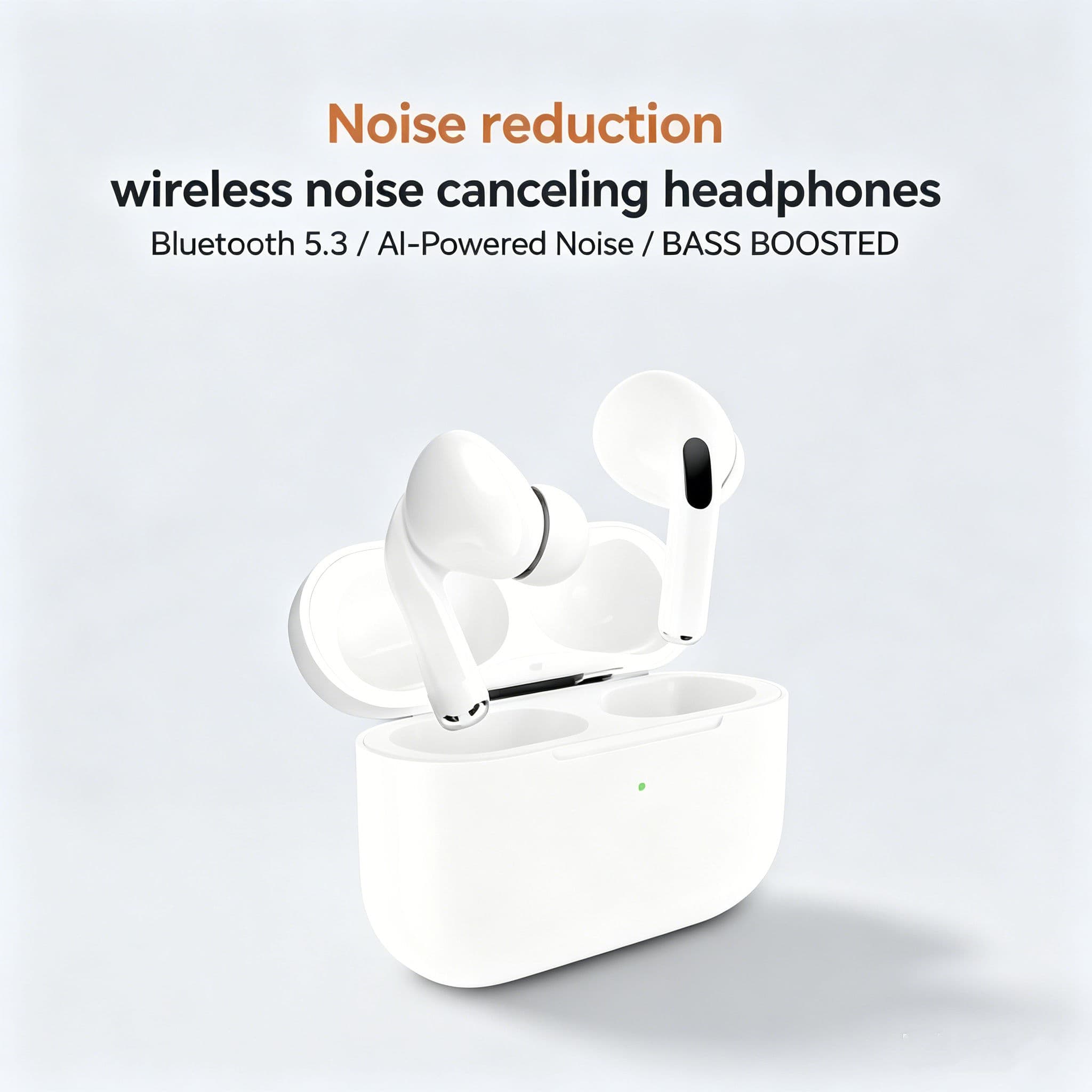 Fones de Ouvido Gen5, Bluetooth 5.3, Fones de Ouvido Sem Fio, Controle por Toque, Fones de Ouvido com Microfone,
