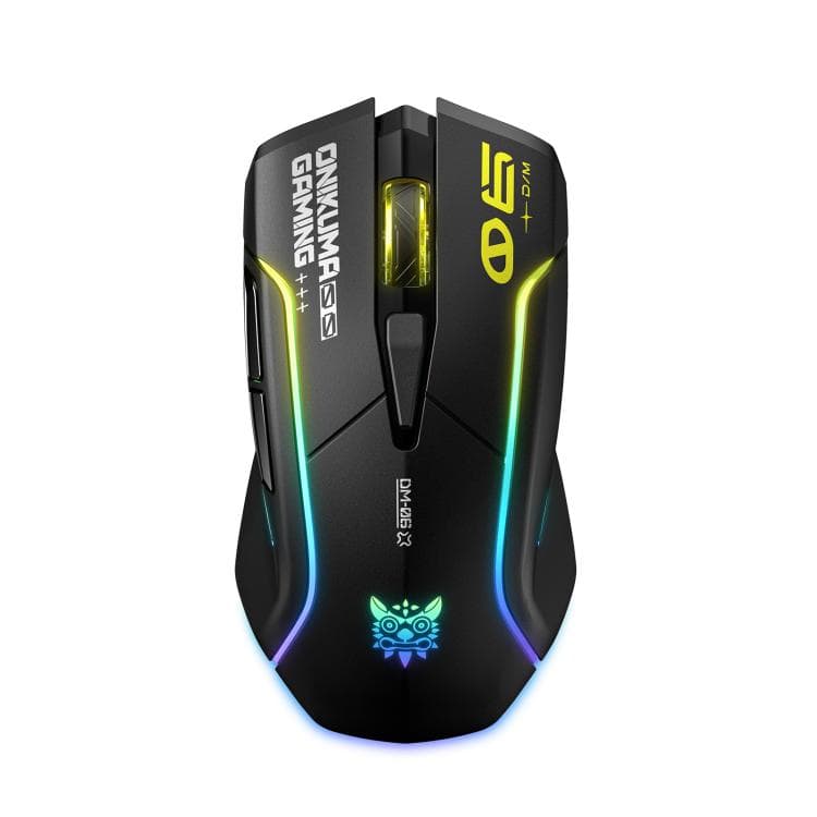 Mouse Gamer Sem Fio ONIKUMA DM06, Tri-Modo, RGB, com fio 2.4GHz e Bluetooth