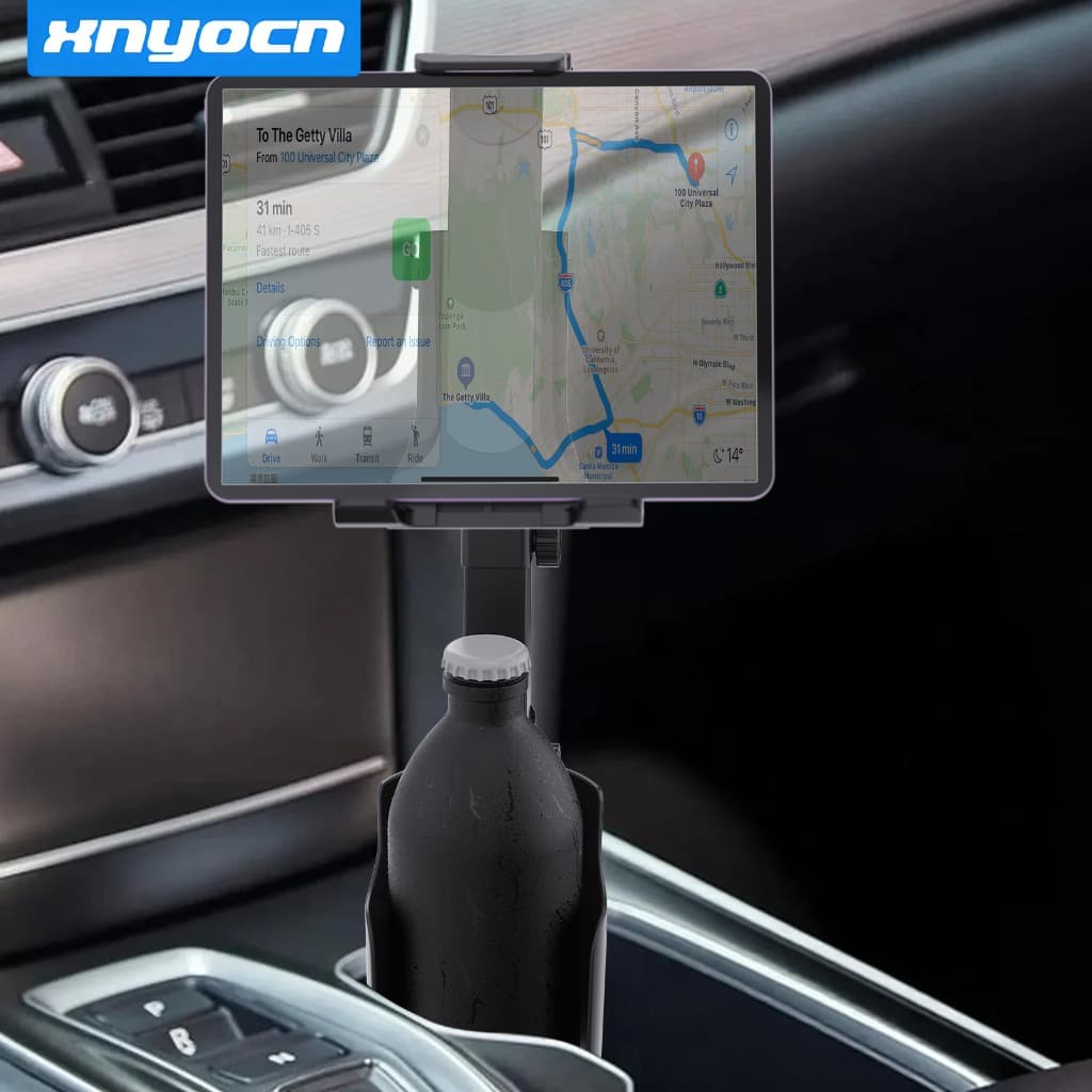 Suporte Para Copo De Braço Longo Tablet E Telefone Carro , Instalação Rápida Trava