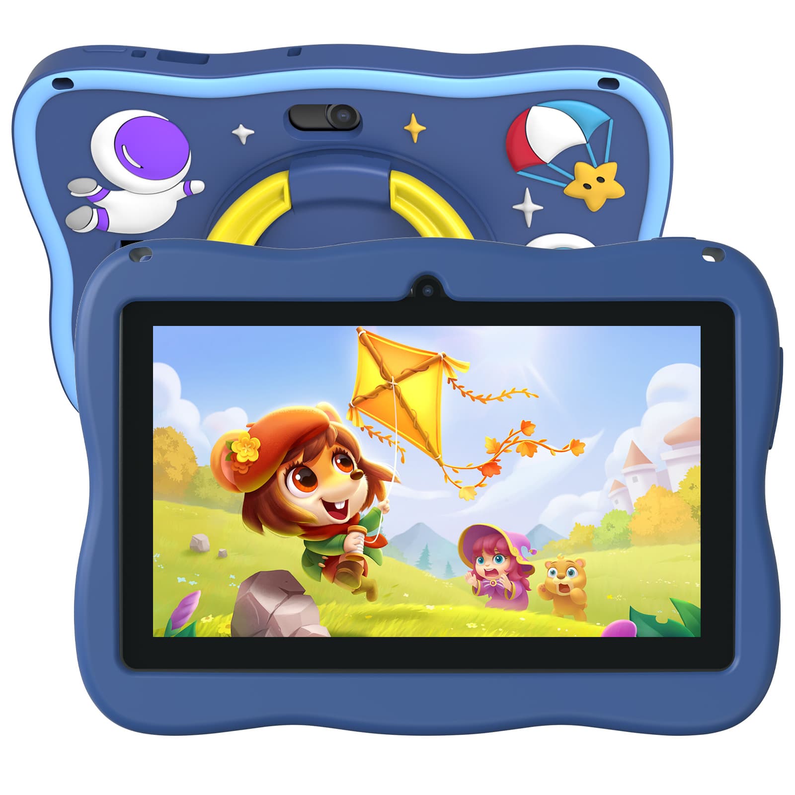 FITIFUN Nova Tablet Infantil de 7 polegadas (Android 13, suporte Wi-Fi 5G, 4GB (2+2) de RAM + 32GB de armazenamento,