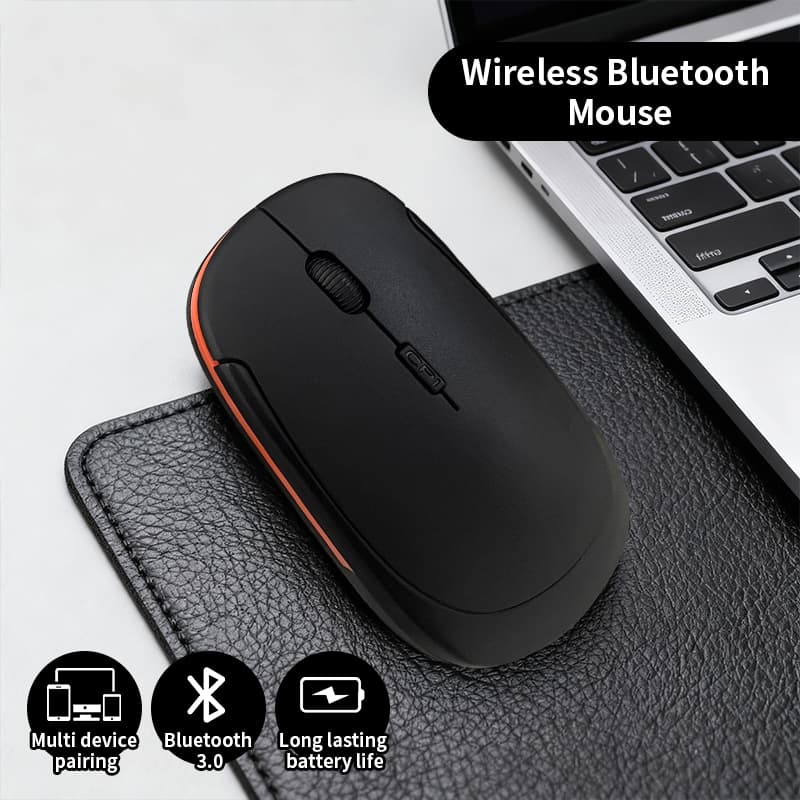 Mouse de computador 2.4G monomodal sem fio, modelo a pilha, mouse jiggler USB com longa duração de bateria, design
