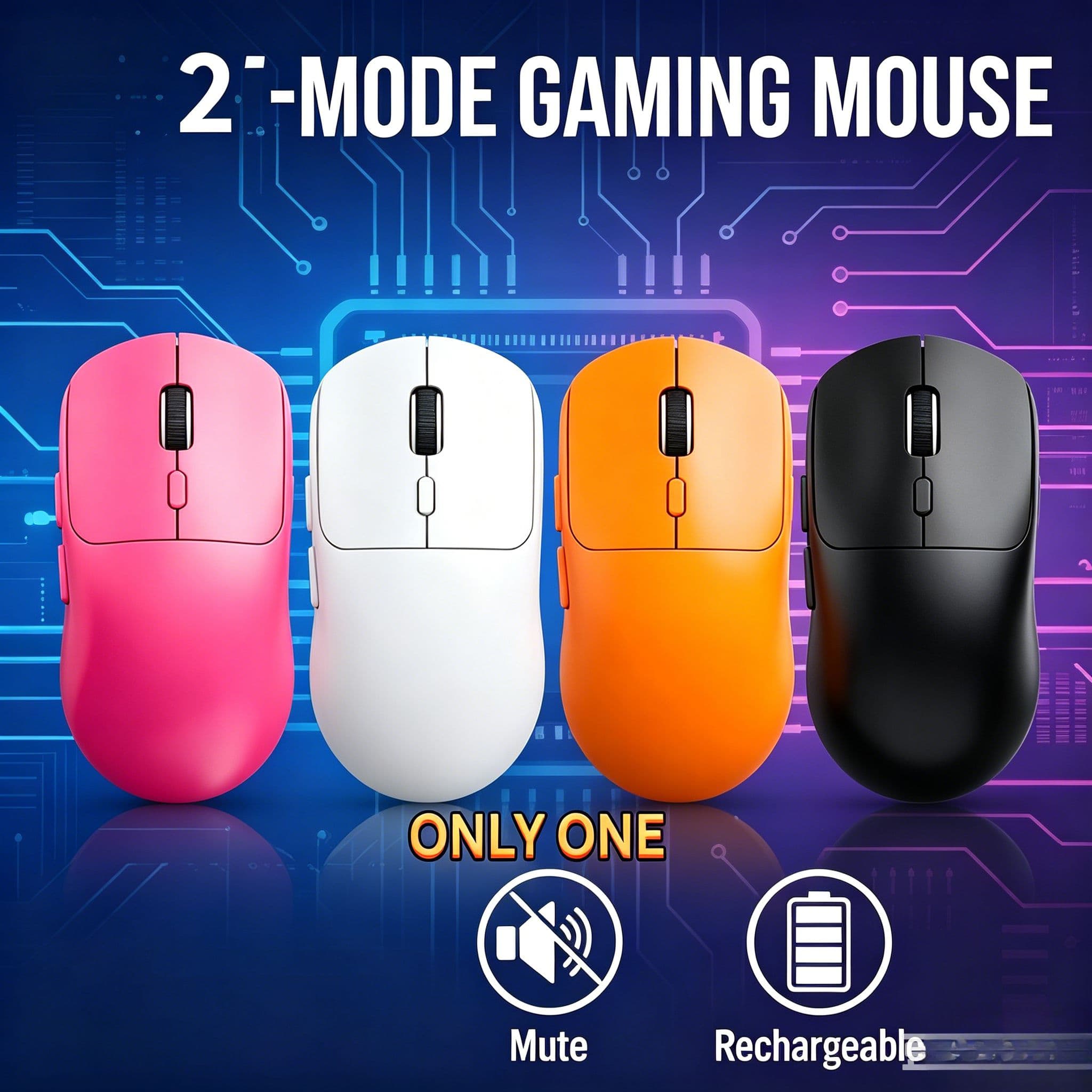 Mouse Para Jogos Sem Fio M348 , 2.4g/bt5.0 , 6400 Dpi Recarregável , 6 Botões Programáveis , Design Ergonômico PC/laptop