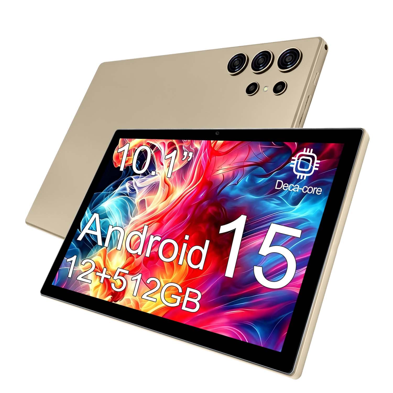 Tablet Android Student Office 12+512GB - Tela HD nítida para leitura de documentos