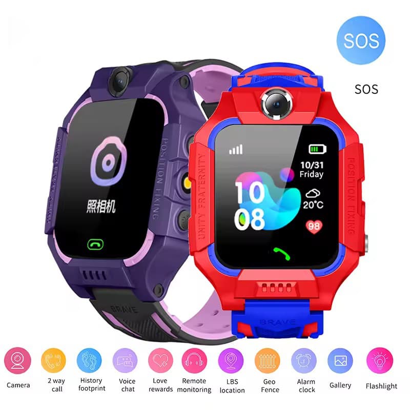 2026 Novo Relógio Inteligente Infantil LBS Localização À Prova D'Água Smartwatch Relógio Bebê Crianças SOS Câmera