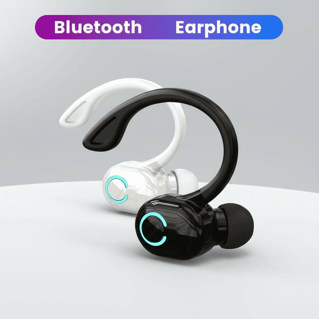  S10 Fones de Ouvido Bluetooth de Um Único Ouvido Mini Headset Estéreo com Redução de Ruído para Mãos Livres