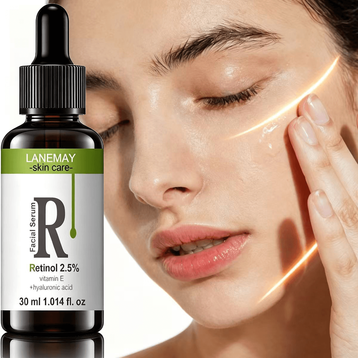 Soro Anti-Idade Retinol 2,5% com Vitamina E e Colágeno | Reduz Visivelmente Rugas e Uniformiza o Tom da Pele, Resultados